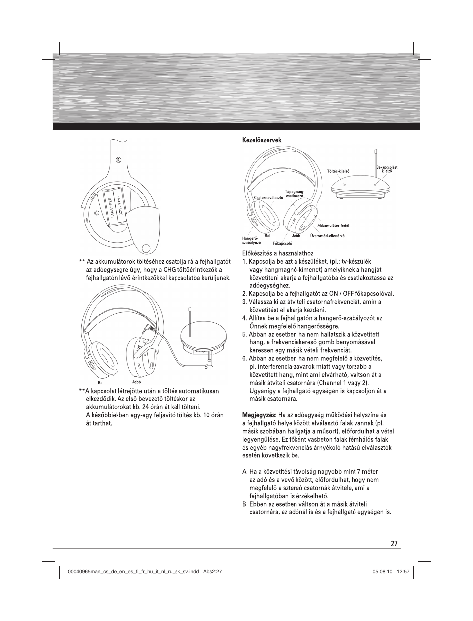 Hama FK-965 User Manual | Page 27 / 40
