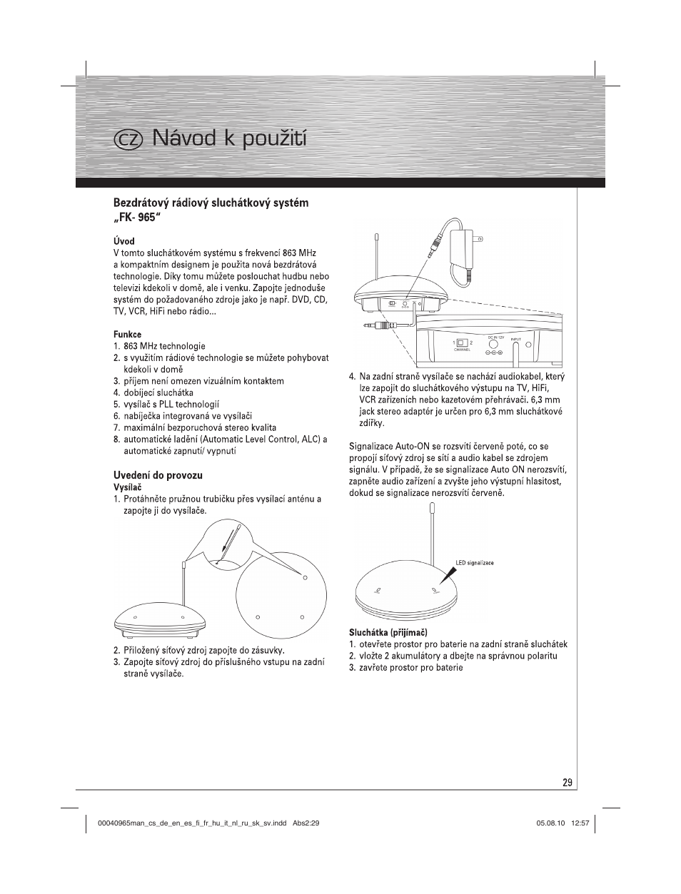 Hama FK-965 User Manual | Page 29 / 40