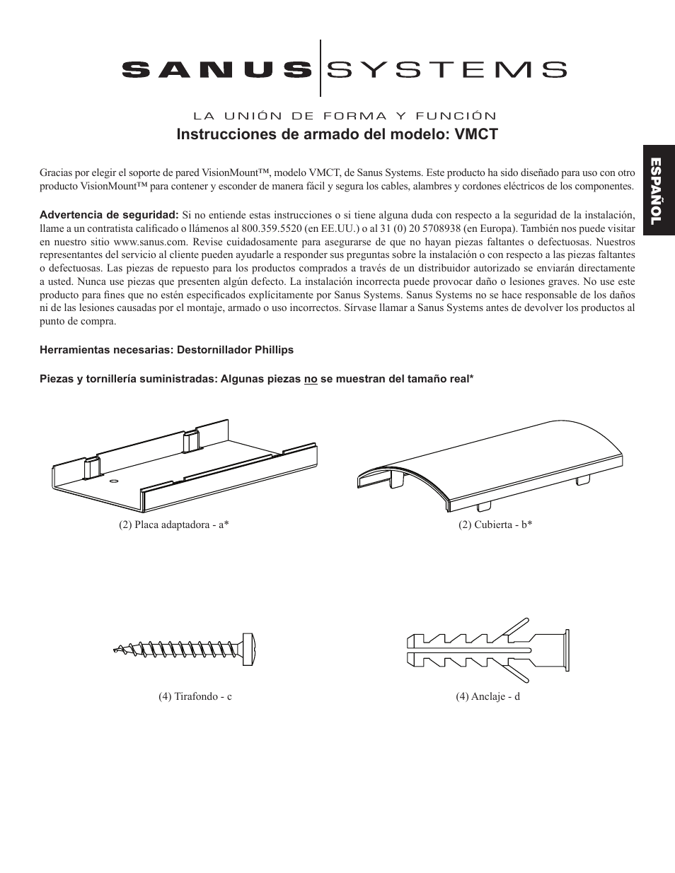 Instrucciones de armado del modelo: vmct | Hama VMCT User Manual | Page 5 / 18