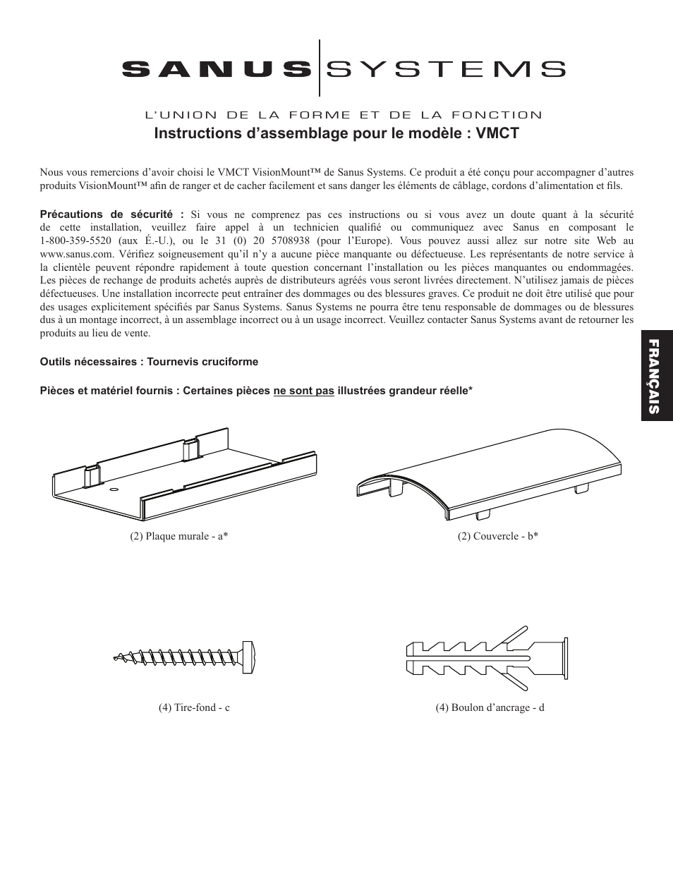 Instructions d’assemblage pour le modèle : vmct | Hama VMCT User Manual | Page 9 / 18