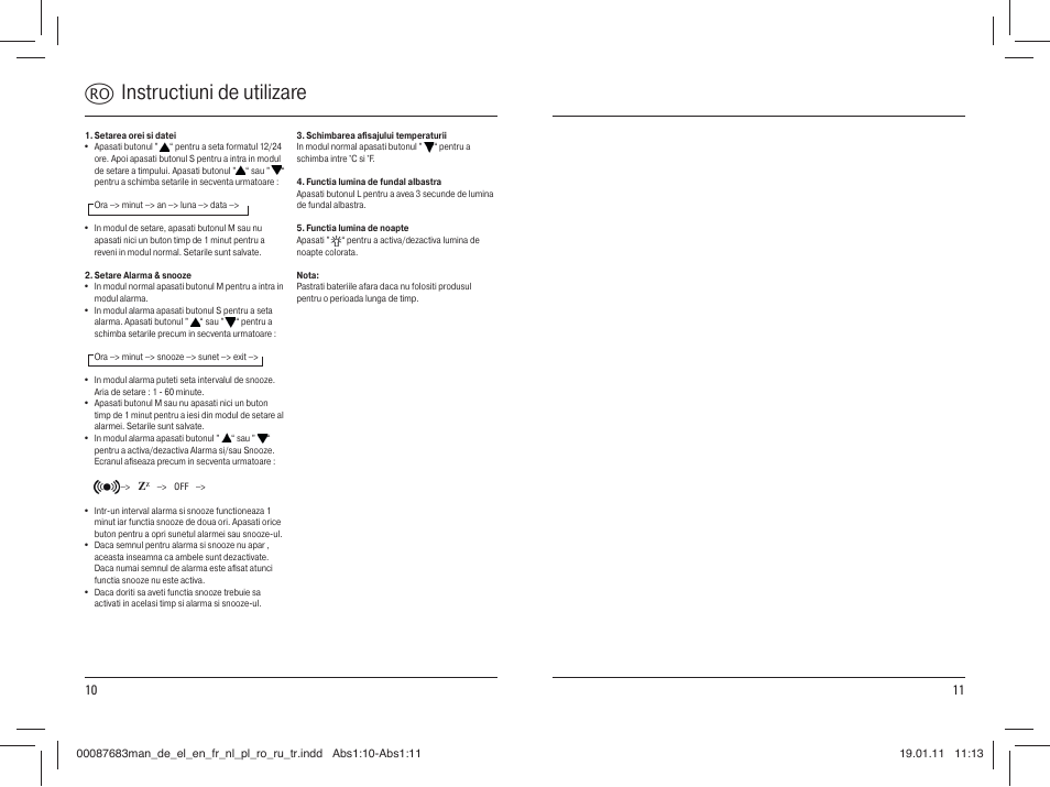 R instructiuni de utilizare | Hama TC-300 User Manual | Page 6 / 6