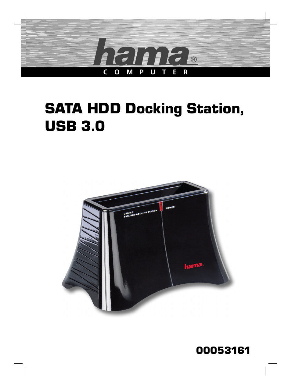 Sata hdd docking station, usb 3.0 | Hama SATA HDD Docking Station User Manual | Page 2 / 38