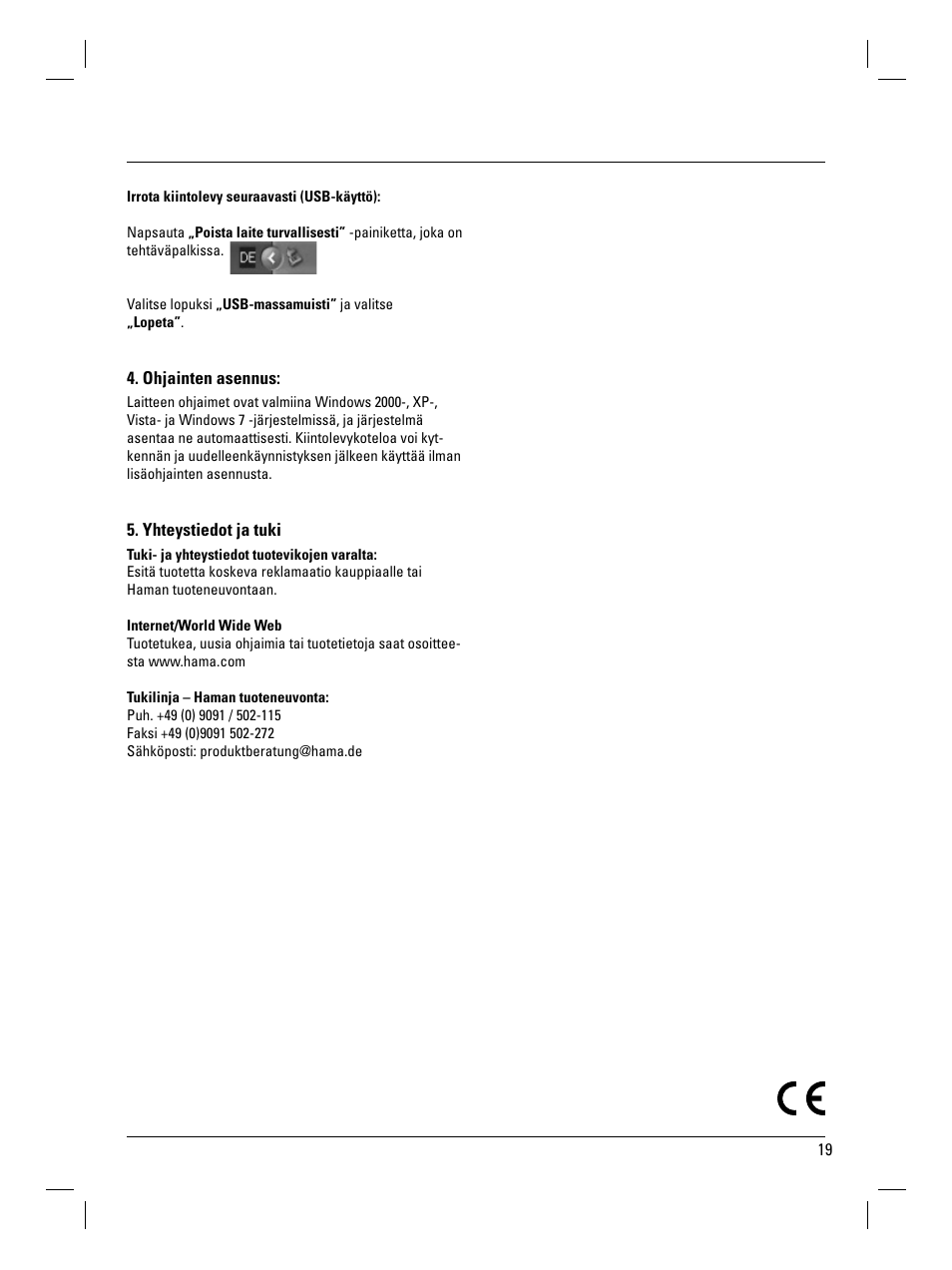 Hama SATA HDD Docking Station User Manual | Page 20 / 38