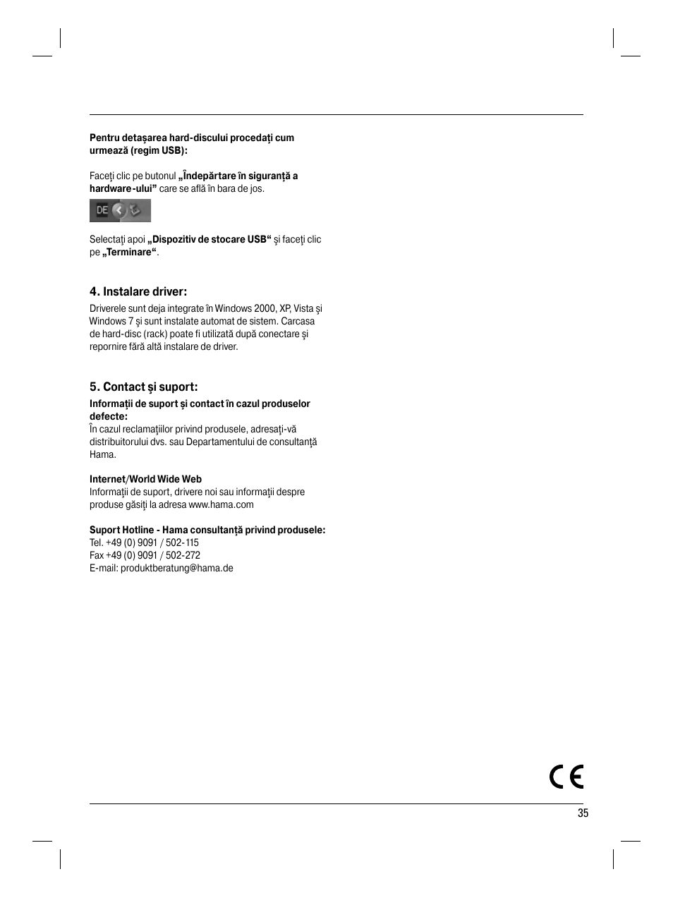 Hama SATA HDD Docking Station User Manual | Page 36 / 38