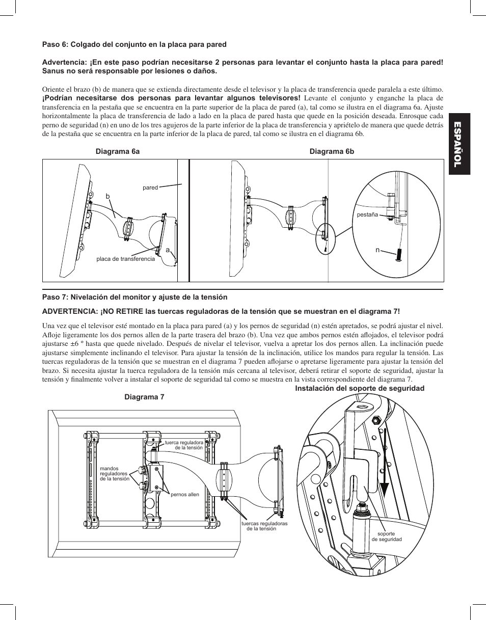 Esp añol | Hama VMDD26 User Manual | Page 17 / 66
