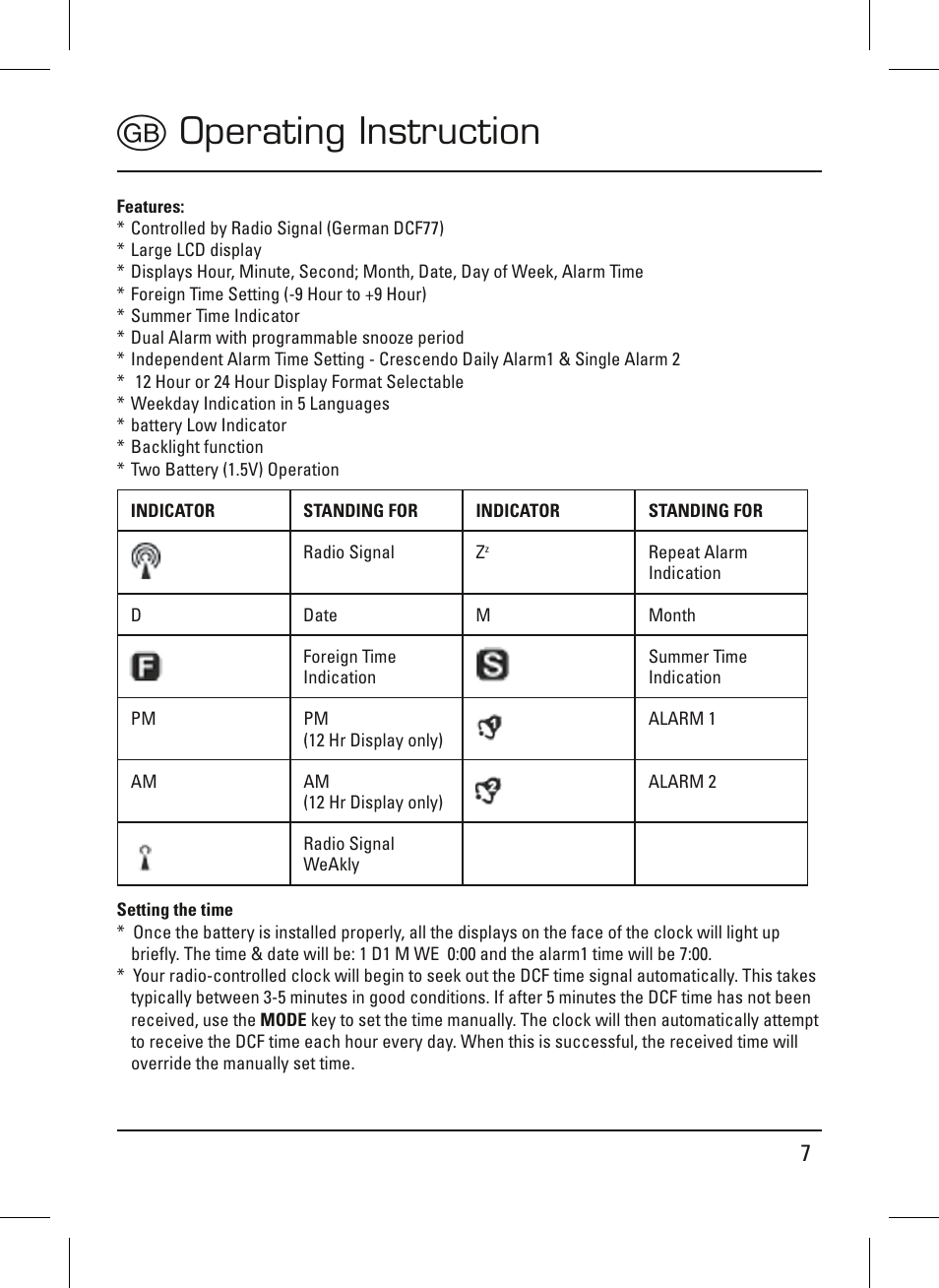 Goperating instruction | Hama Soccer User Manual | Page 8 / 34