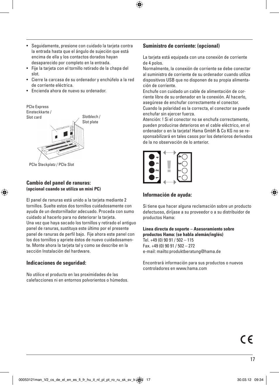 Hama USB 3.0 Controller PCIe User Manual | Page 17 / 72