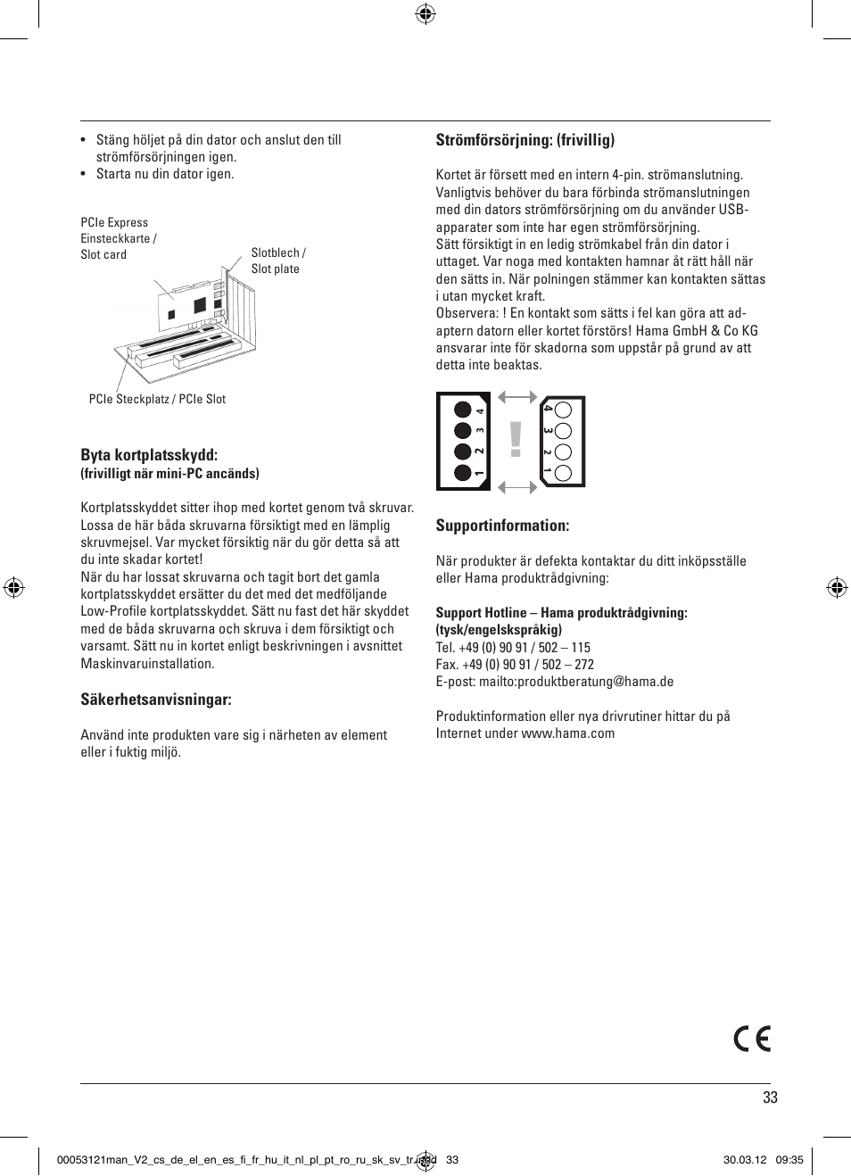Hama USB 3.0 Controller PCIe User Manual | Page 33 / 72
