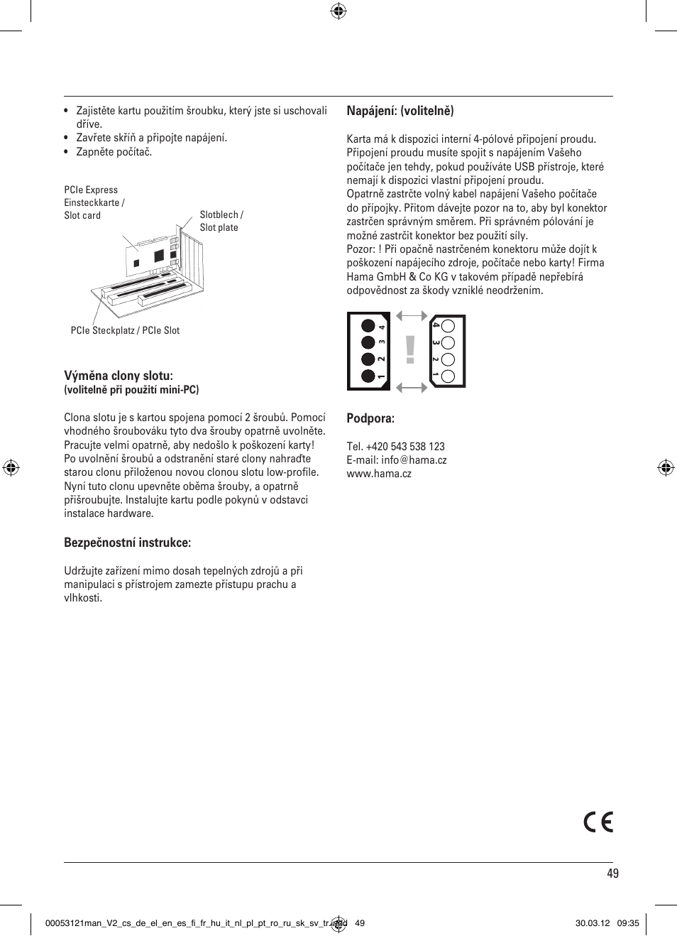 Hama USB 3.0 Controller PCIe User Manual | Page 49 / 72
