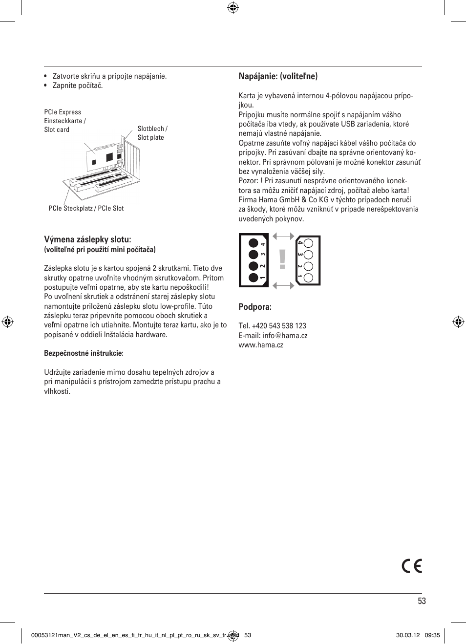Hama USB 3.0 Controller PCIe User Manual | Page 53 / 72