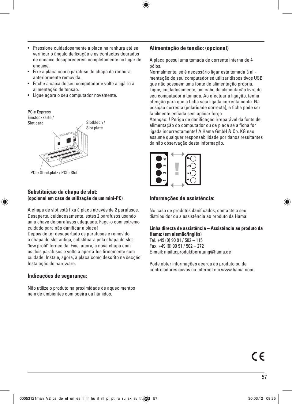 Hama USB 3.0 Controller PCIe User Manual | Page 57 / 72