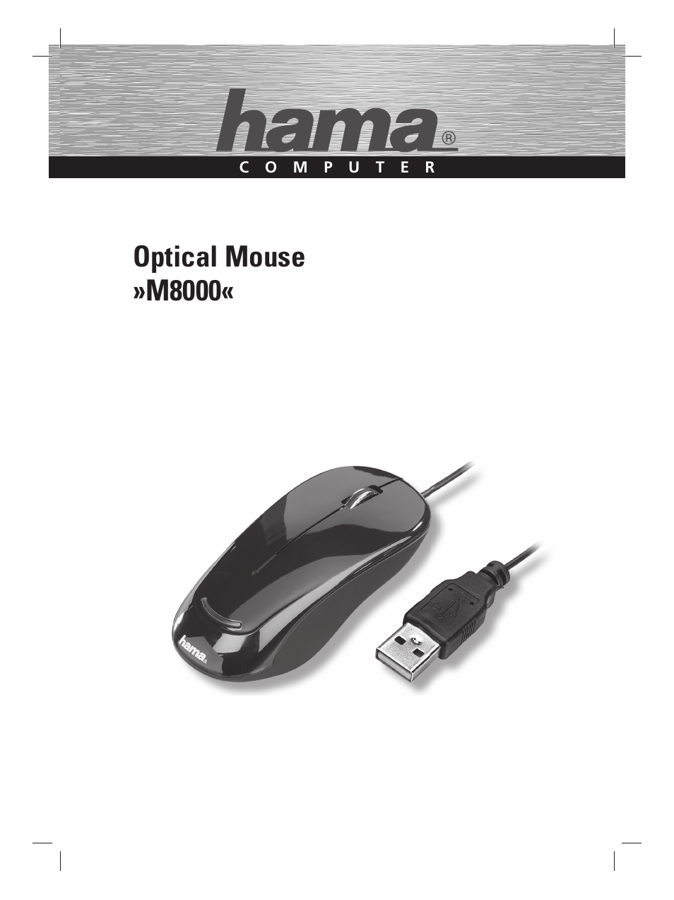 Optical mouse »m8000 | Hama M8000 User Manual | Page 2 / 8