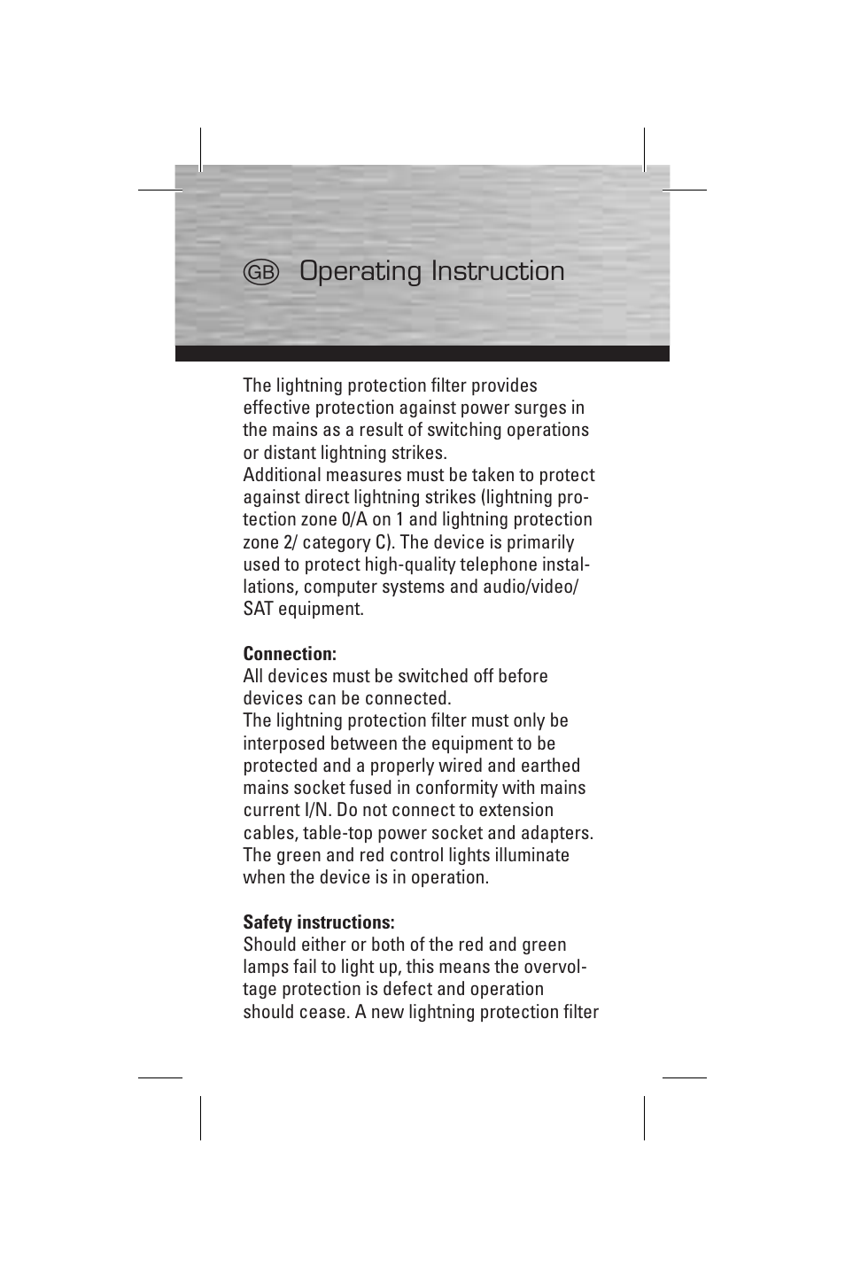 D bedienungsanleitung | Hama Surge Protection Adapter 230V User Manual | Page 6 / 35