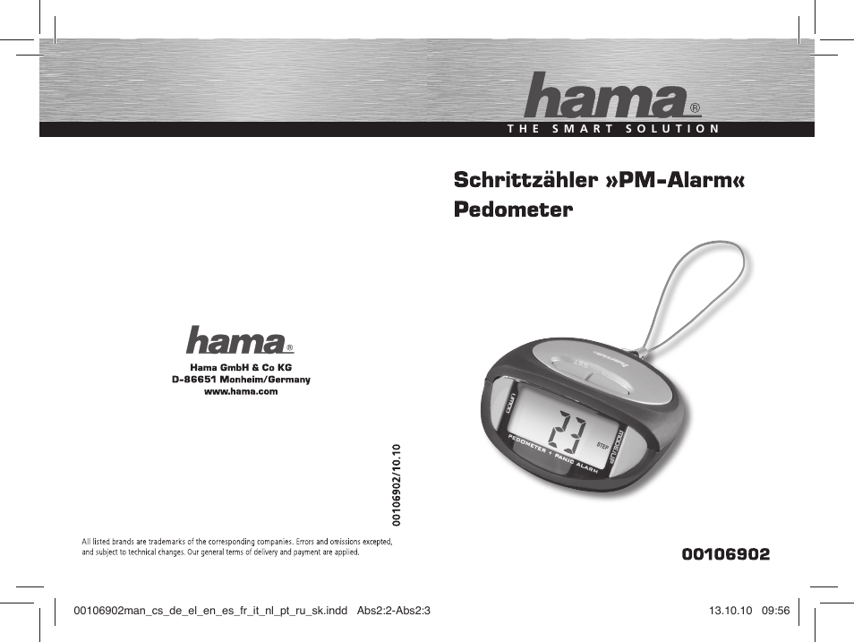 Hama PM-Alarm User Manual | 31 pages