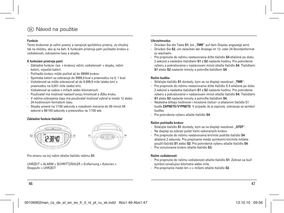 V návod na použitie | Hama PM-Alarm User Manual | Page 24 / 31