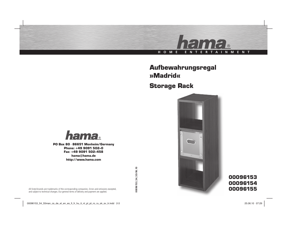 Hama Madrid User Manual | 20 pages