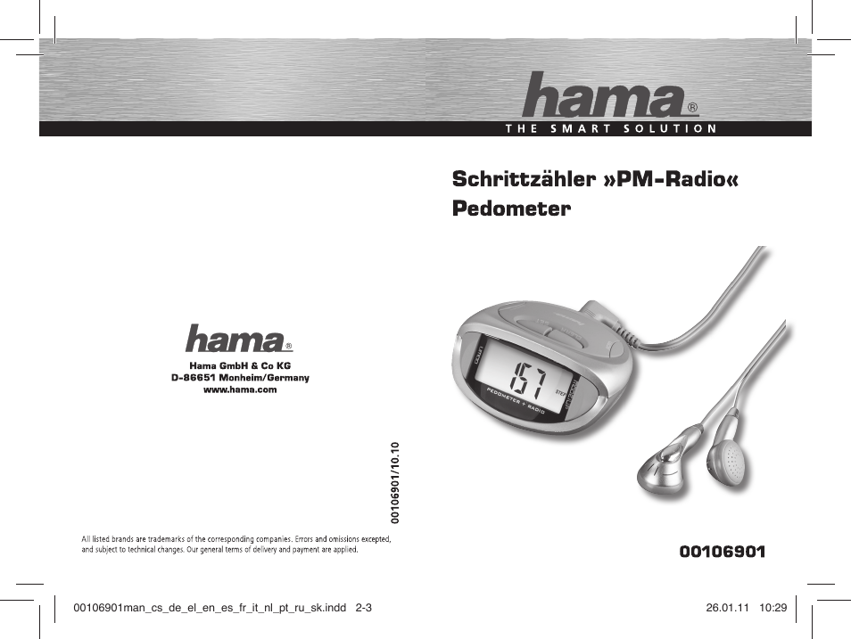 Hama PM-Radio User Manual | 31 pages