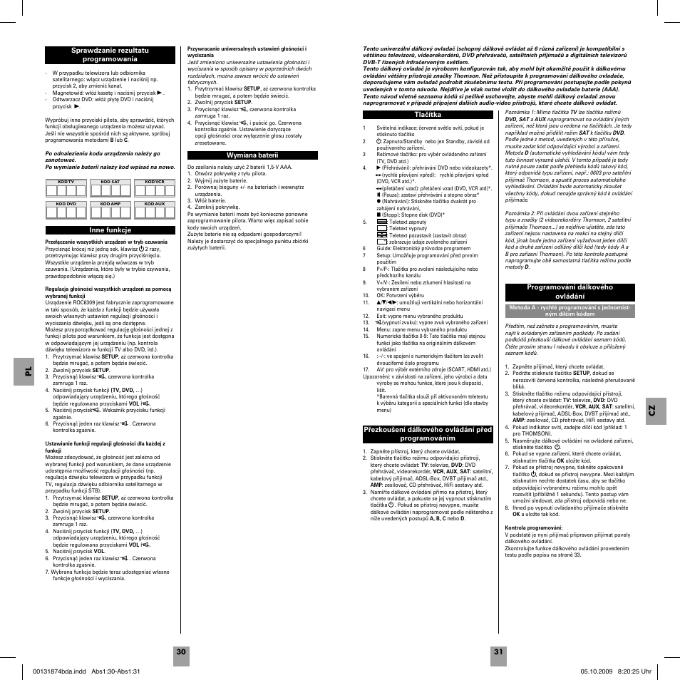 Pl cz | Hama ROC6309 User Manual | Page 17 / 26