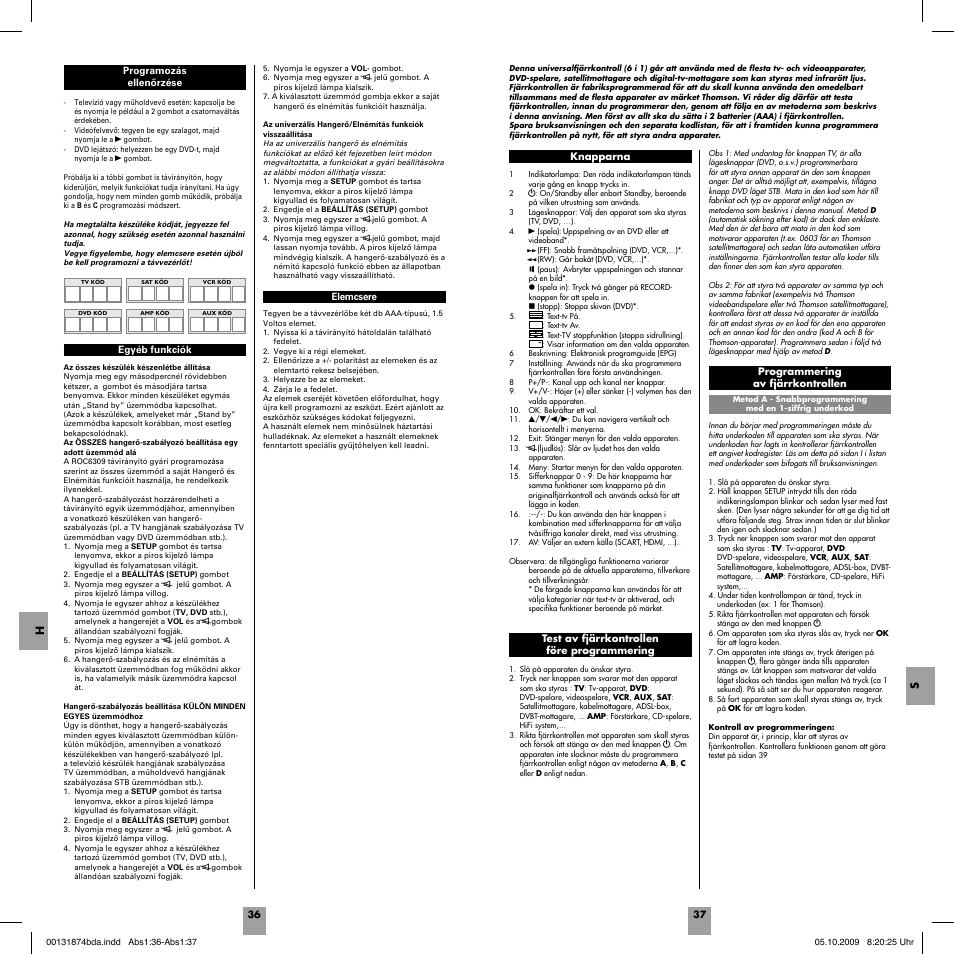 Hama ROC6309 User Manual | Page 20 / 26