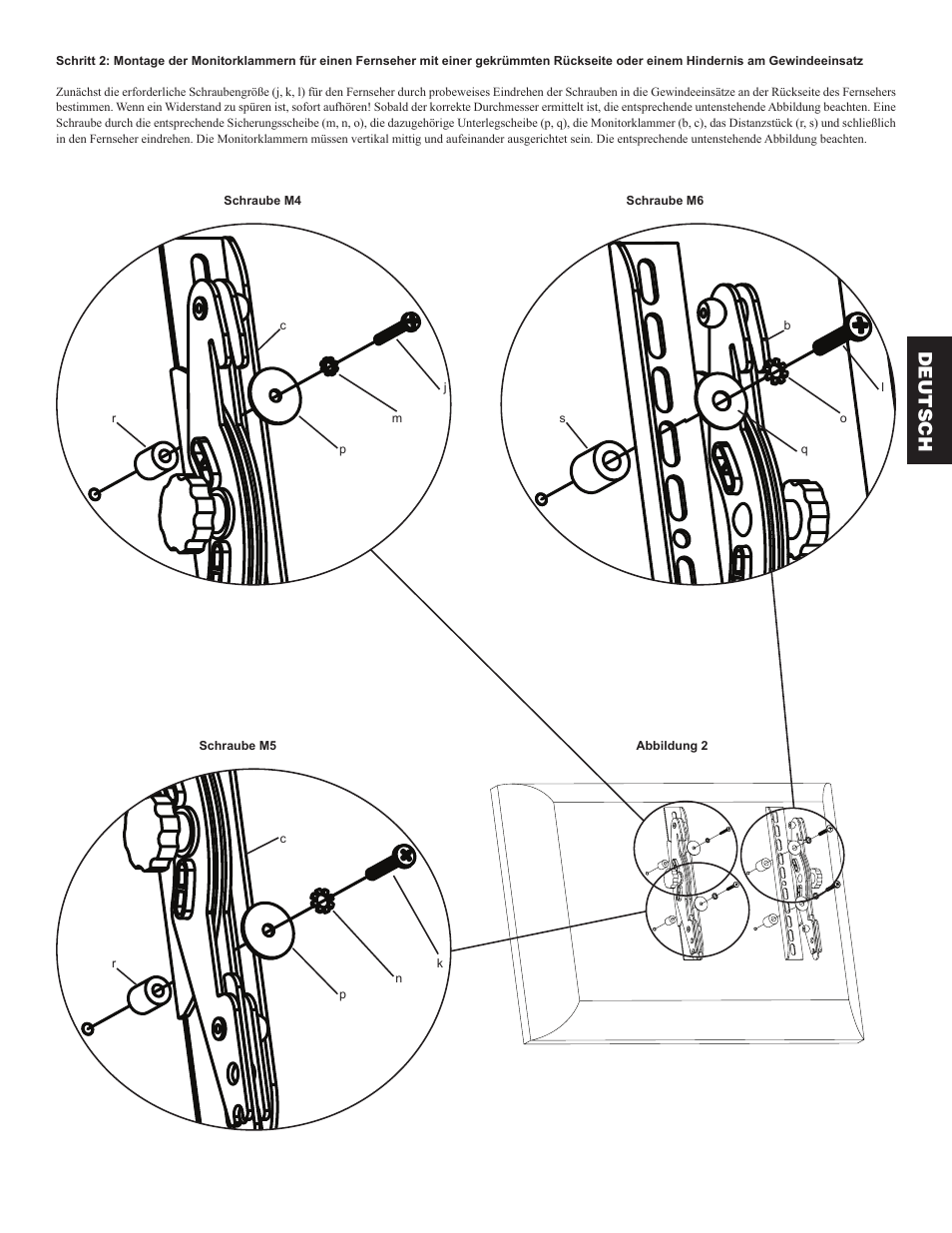 Deutsch | Hama VM200 User Manual | Page 13 / 34