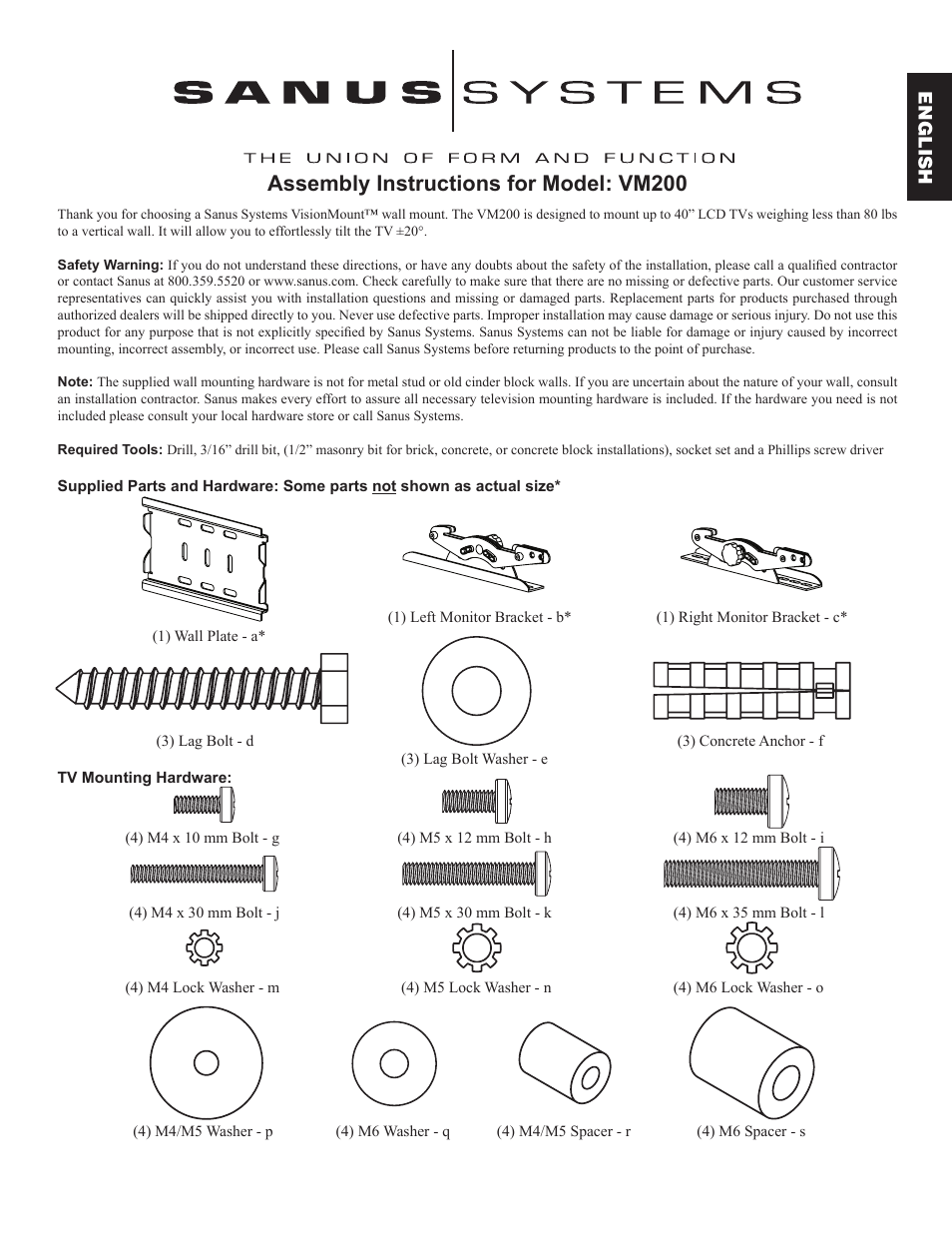 Assembly instructions for model: vm200 | Hama VM200 User Manual | Page 3 / 34