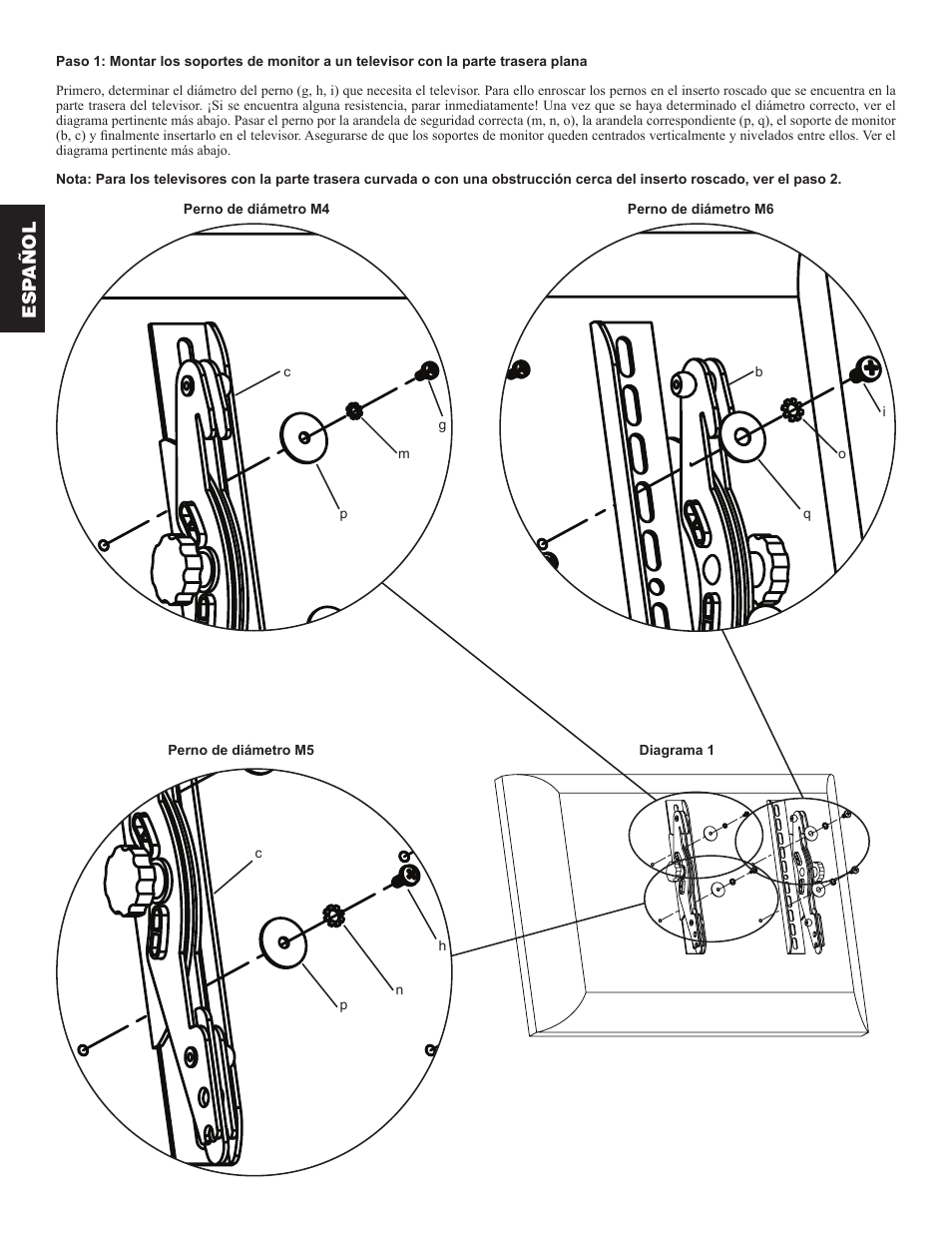 Esp añol | Hama VM200 User Manual | Page 8 / 34