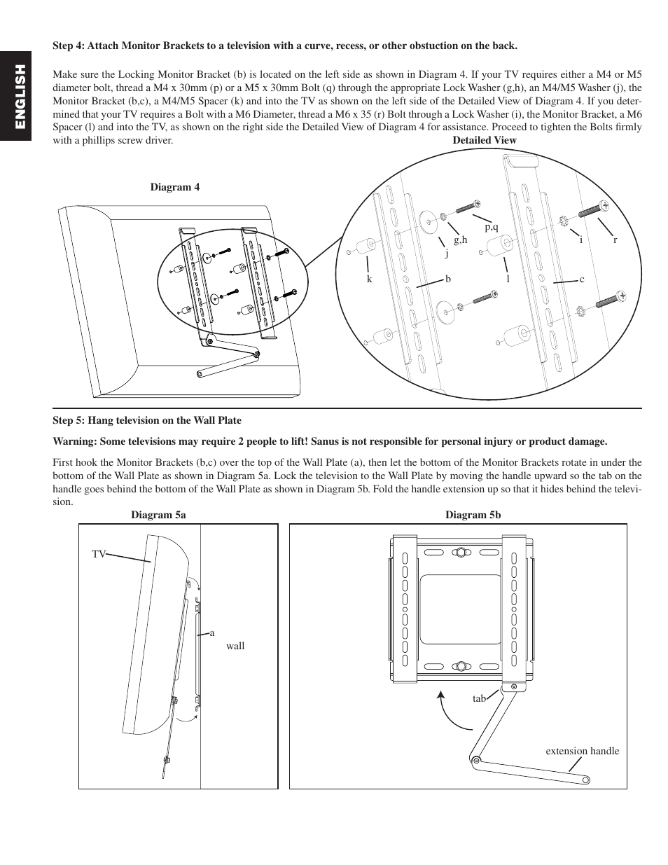 Hama Sanus Vm300 User Manual | Page 6 / 34