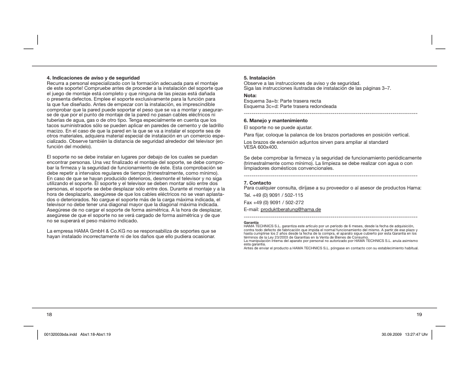 Hama WAB042 User Manual | Page 10 / 30