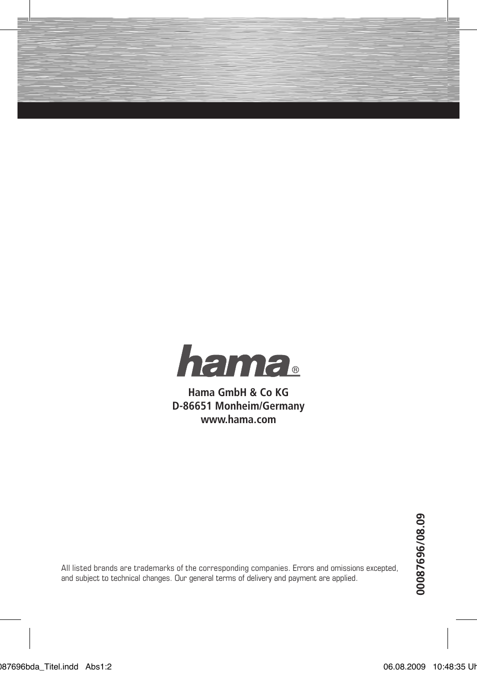 Hama MW900 User Manual | Page 140 / 140