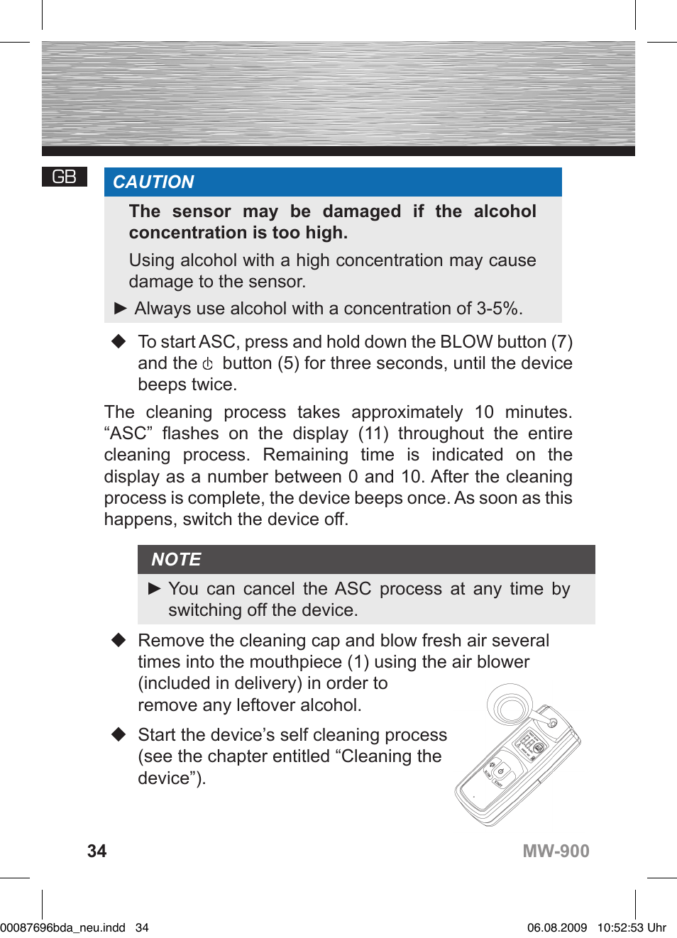 D bedienungsanleitung | Hama MW900 User Manual | Page 34 / 140