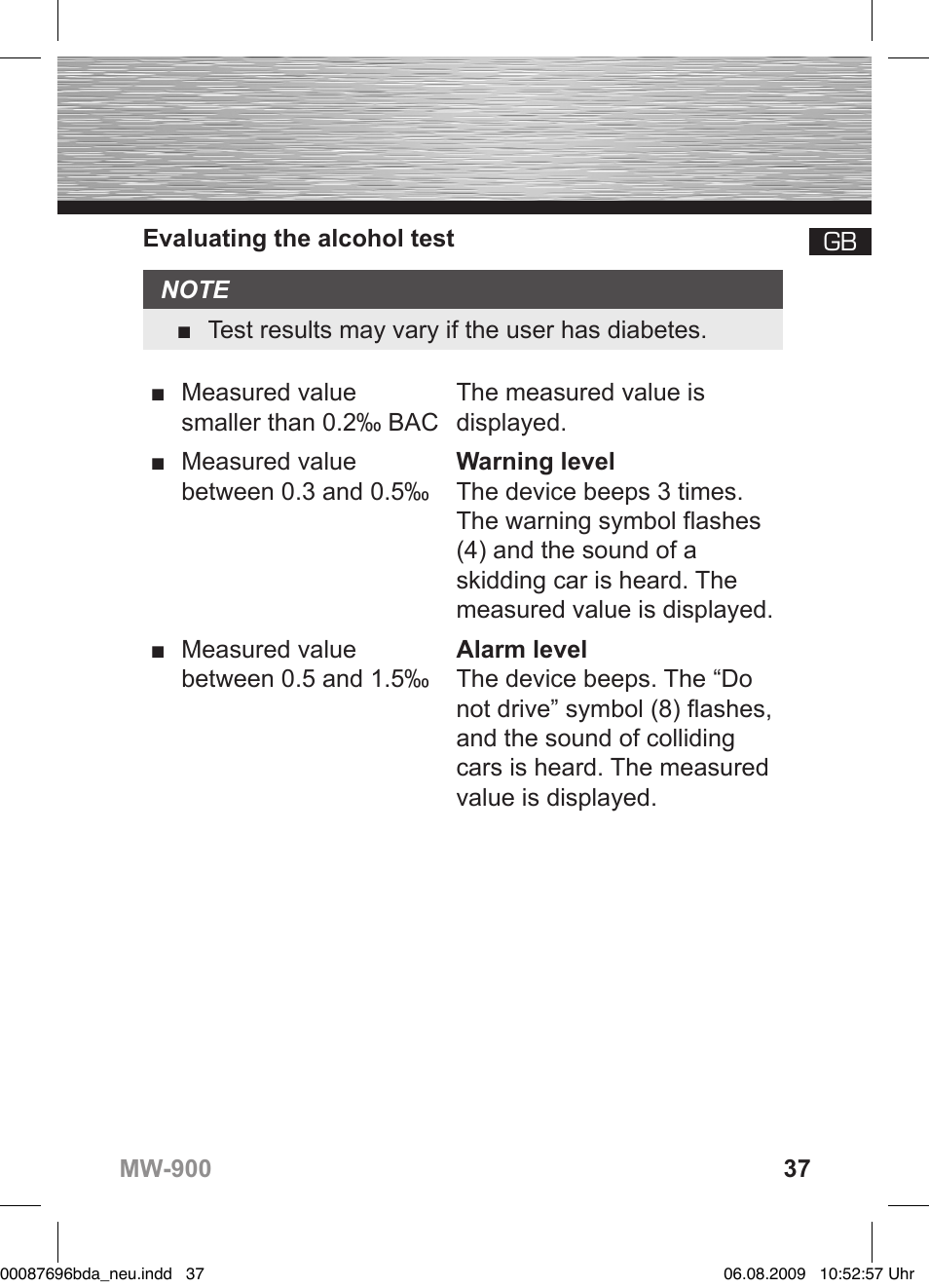 Hama MW900 User Manual | Page 37 / 140
