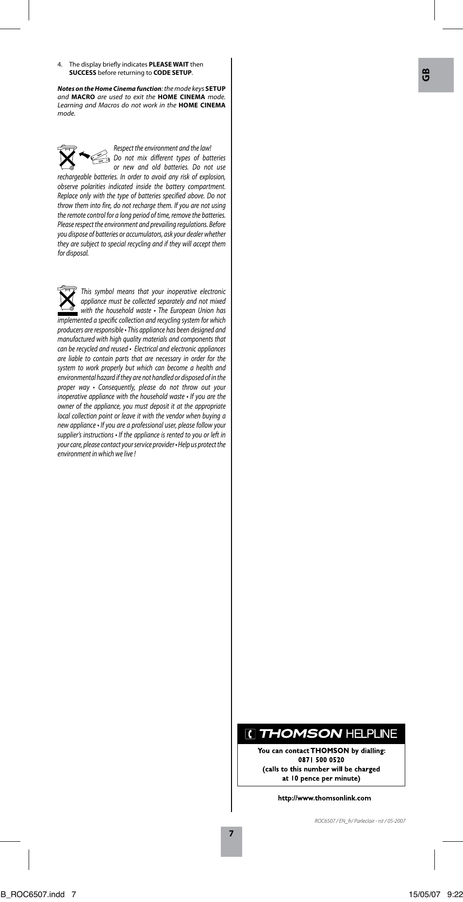 Hama ROC6507 User Manual | Page 10 / 48
