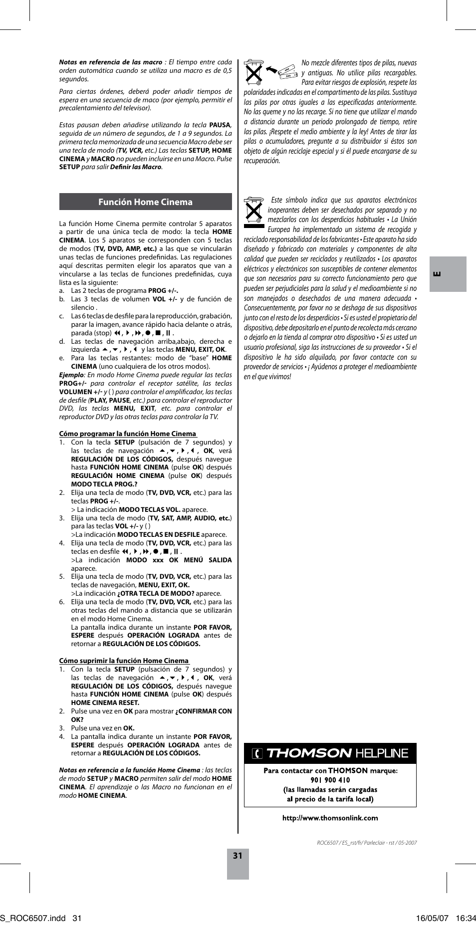 Hama ROC6507 User Manual | Page 34 / 48