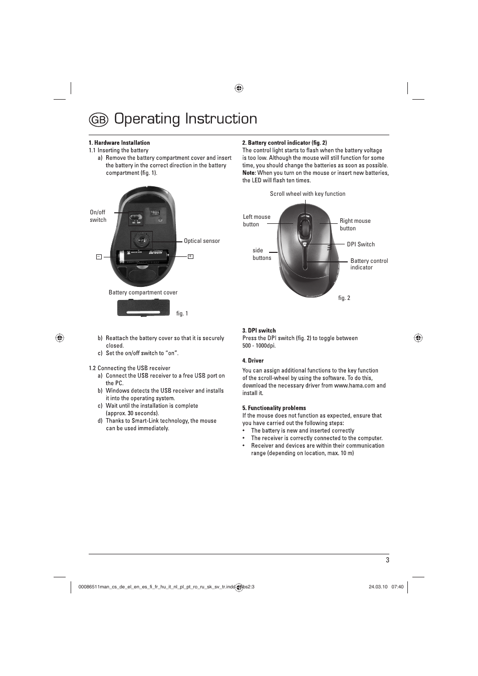 Hama AM 8000 User Manual | Page 4 / 22