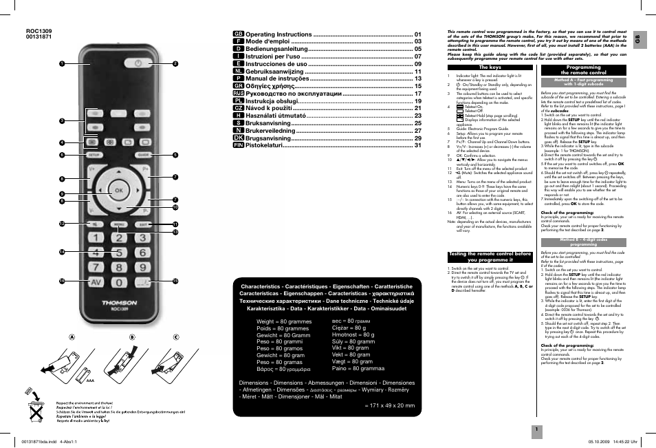 Hama ROC1309 User Manual | Page 2 / 18