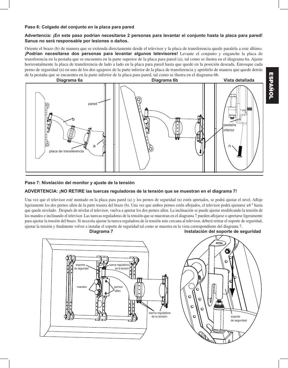 Esp añol | Hama VMAA18 User Manual | Page 17 / 66