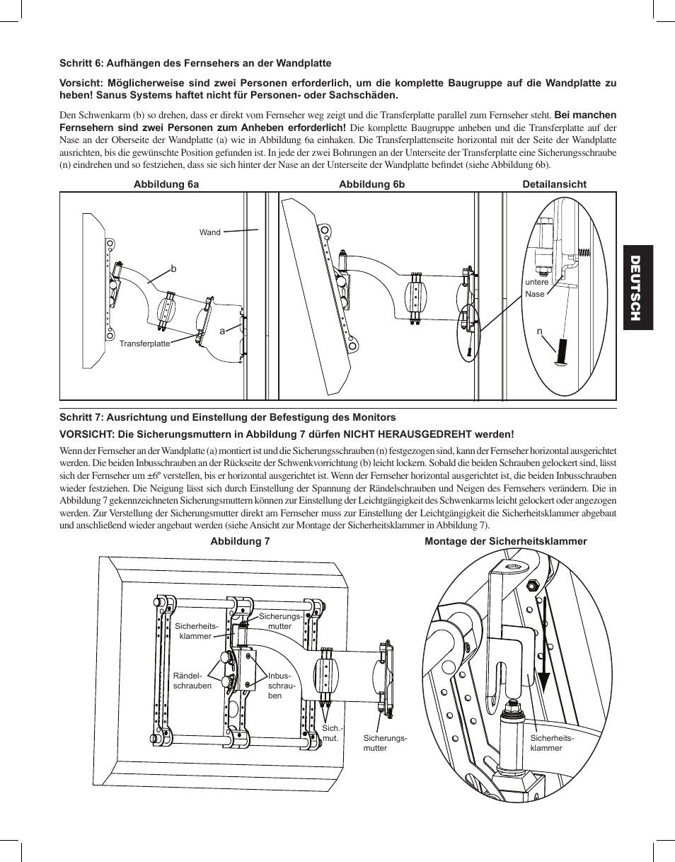 Deutsch | Hama VMAA18 User Manual | Page 25 / 66