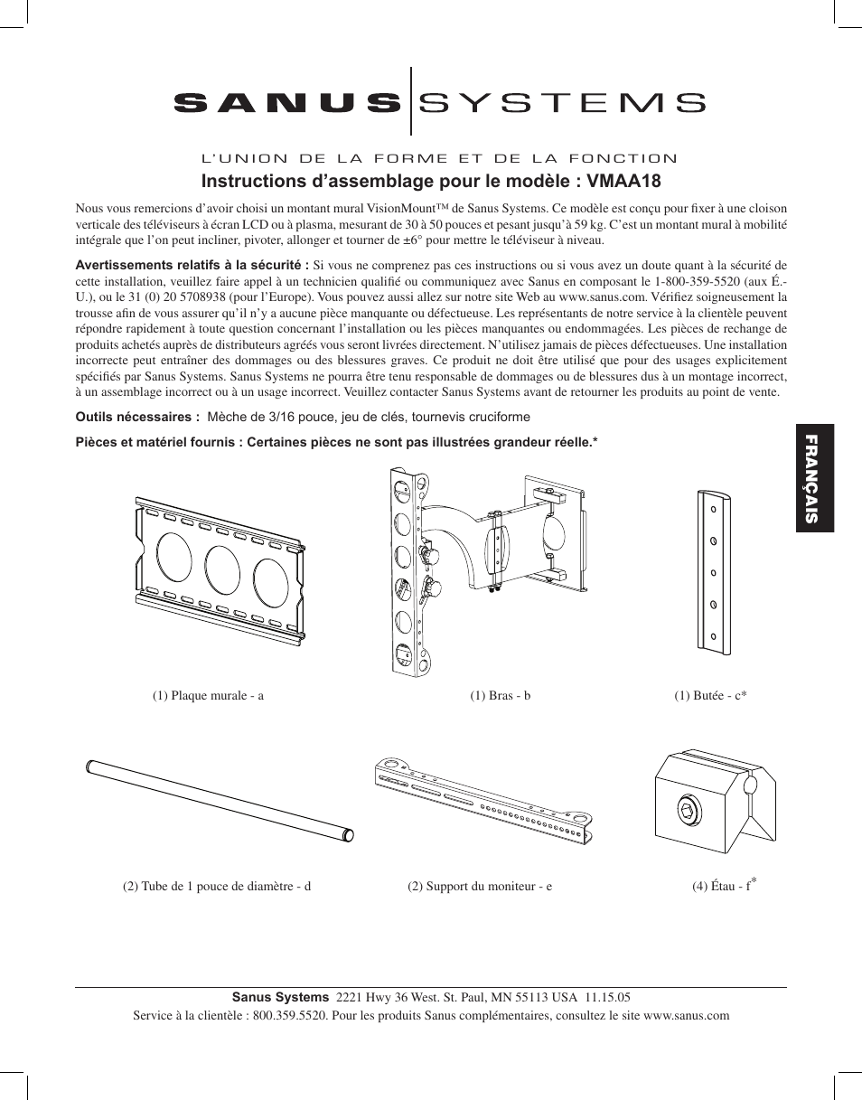 Instructions d’assemblage pour le modèle : vmaa18 | Hama VMAA18 User Manual | Page 27 / 66