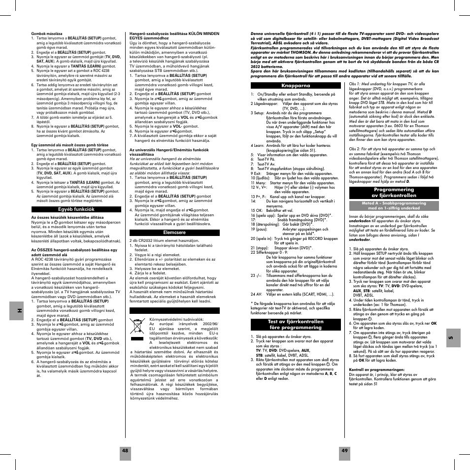 Hama ROC4238 User Manual | Page 26 / 34