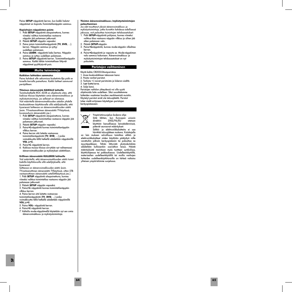 Hama ROC4238 User Manual | Page 34 / 34