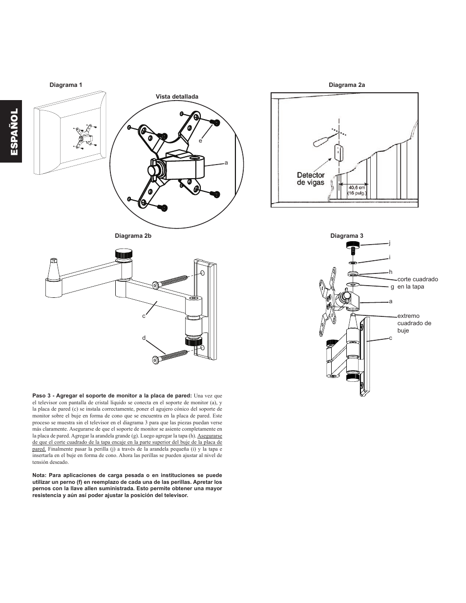 Esp añol | Hama VM3 User Manual | Page 6 / 18