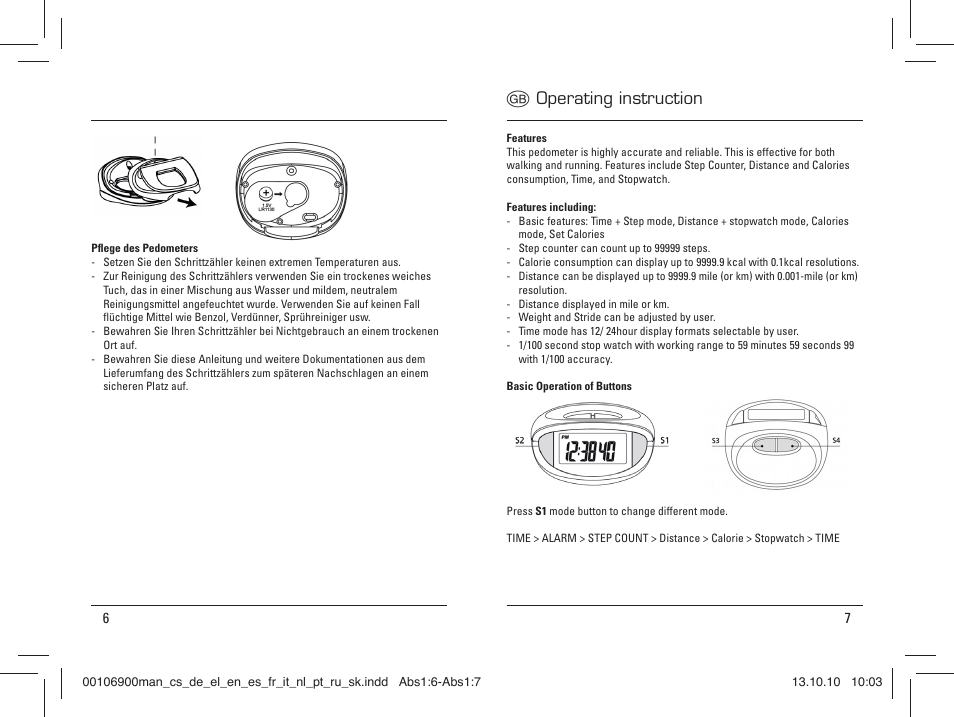 G operating instruction | Hama PM-Start User Manual | Page 4 / 30
