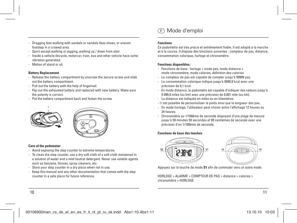 F mode d‘emploi | Hama PM-Start User Manual | Page 6 / 30