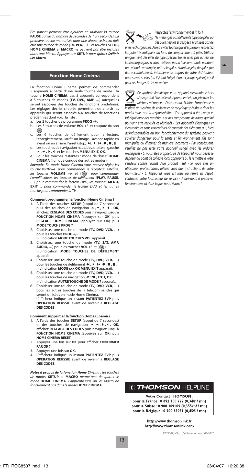 Hama ROC8507 User Manual | Page 16 / 48