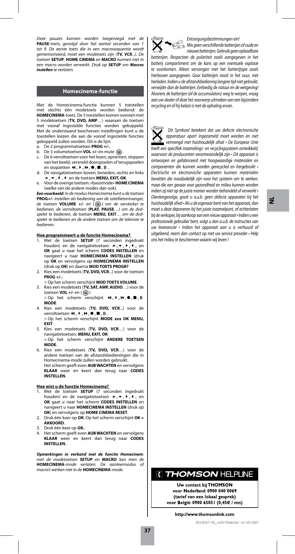 Hama ROC8507 User Manual | Page 40 / 48