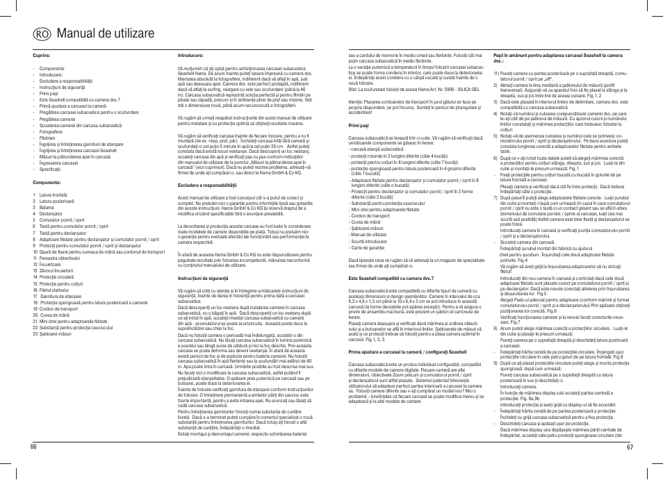 R manual de utilizare | Hama Compact Uni Diver 40 User Manual | Page 34 / 35