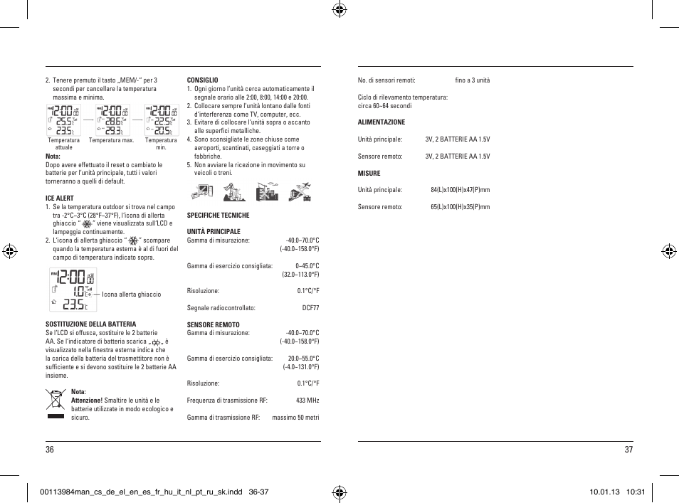 Hama EWS-870 User Manual | Page 19 / 38