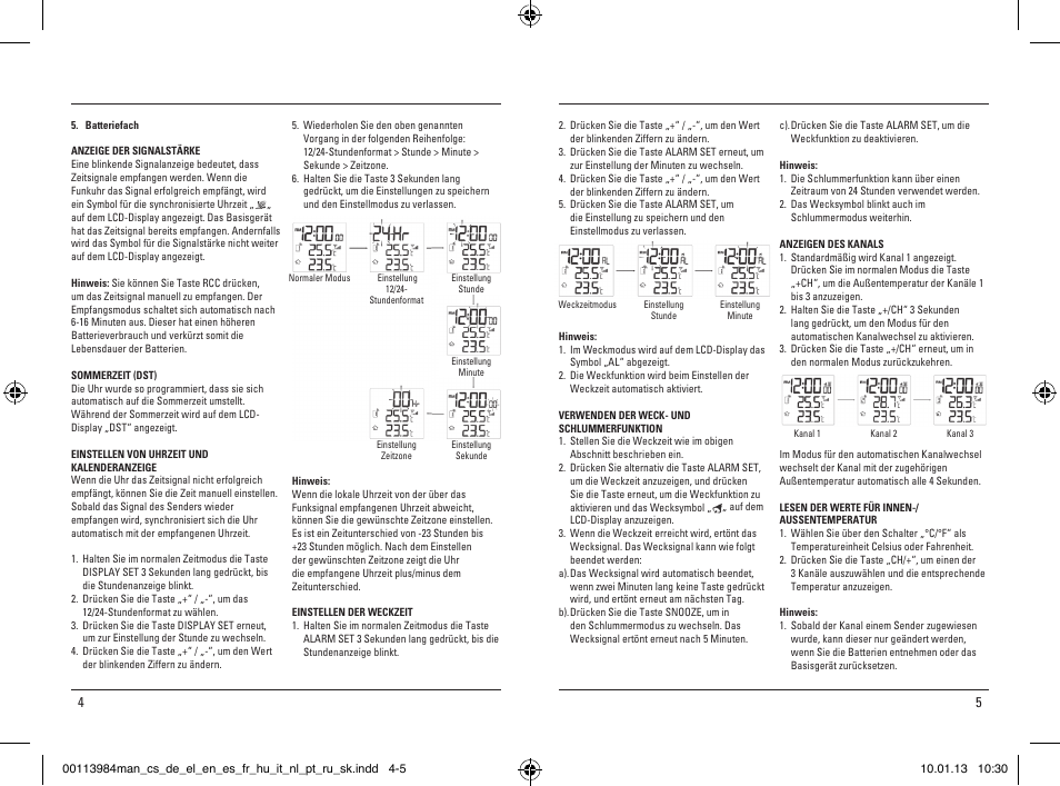 Hama EWS-870 User Manual | Page 3 / 38