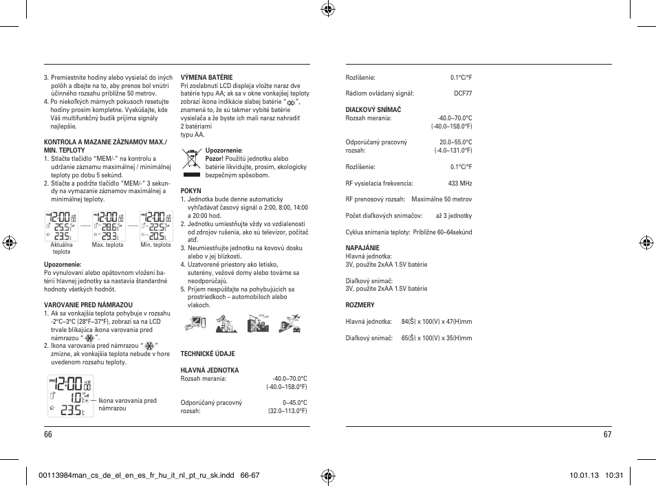 Hama EWS-870 User Manual | Page 34 / 38