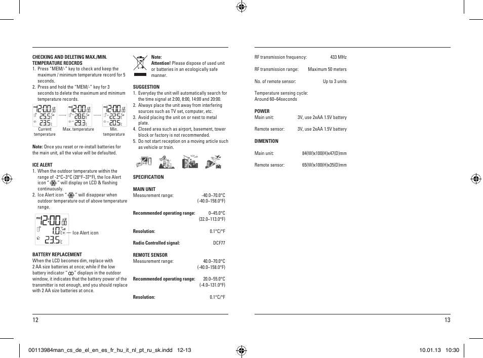 Hama EWS-870 User Manual | Page 7 / 38